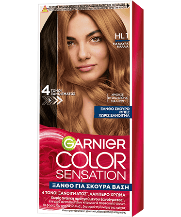 Color Sensation HL1 Ξανθό Σκούρο Μπεζ Μόνιμη Βαφή Μαλλιών
